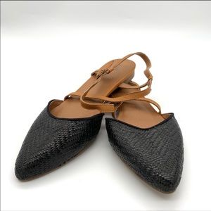 J JILL Cross Strap Pointed Toe Sandal, Size 9.5